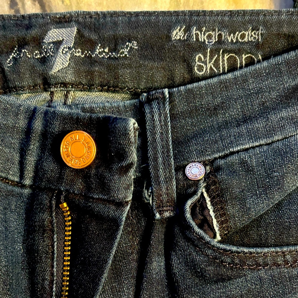 7 for All Mankind skinny jeans bootleg